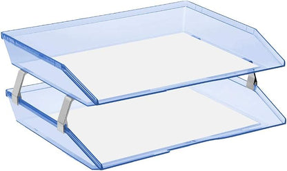 Acrimet Facility 2 Tier Letter Tray, Side Load, Letter Size/A4, Desktop File - Image 2