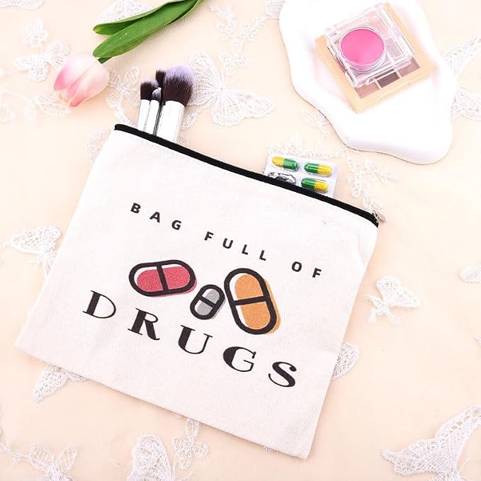 YangQian Medicine Storage Bag for Travel Medication Pouch Gifts for Women Nurse - Image 7