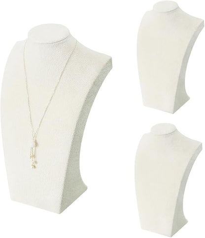 Coward 3Pcs Necklace Bust Stand Rack by FocusOnJewelryDisplay15yrs