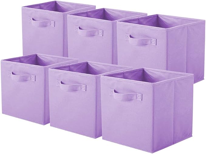 ShellKingdom Storage Bins, Foldable Fabric Storage Cubes And Cloth Storage by ShellKingdom