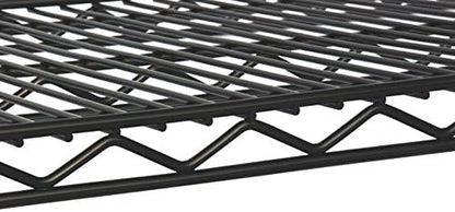 Omega 18" Deep x 48" Wide x 80" High 3 Tier Black Starter Shelving Unit - Image 2
