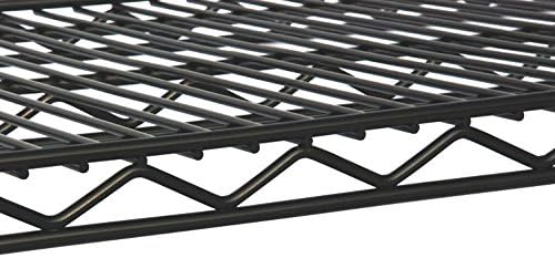 Omega 18" Deep x 72" Wide x 54" High 3 Tier Black Starter Shelving Unit - Image 2