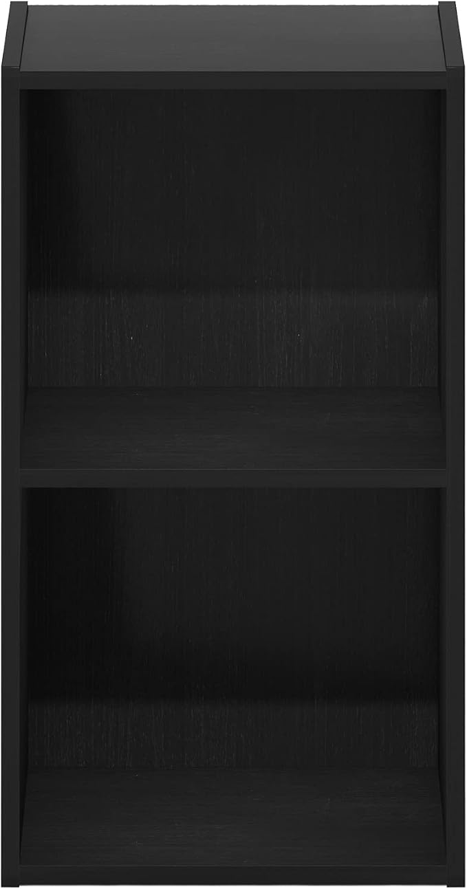 Furinno PASIR Book Shelf, 2-Tier Modern Bookshelf, Open Shelves Cube Bookcase - Image 6