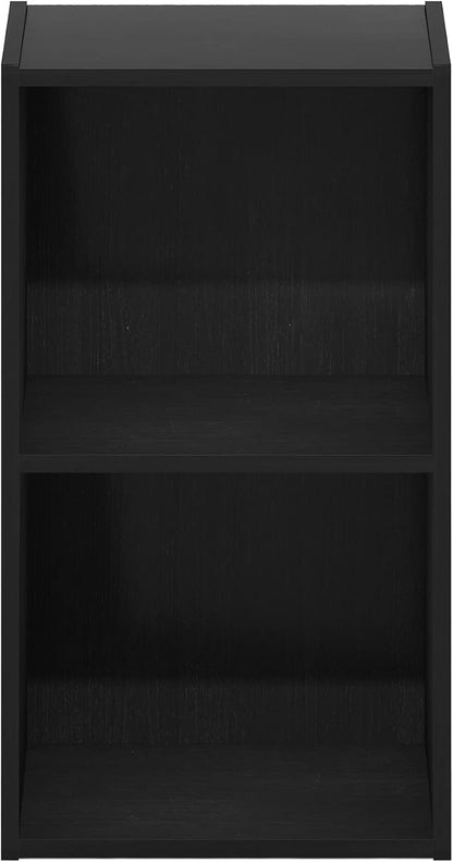 Furinno PASIR Book Shelf, 2-Tier Modern Bookshelf, Open Shelves Cube Bookcase - Image 6