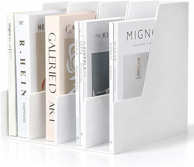 CiWiVOKi Vertical Magazine File Holder, 4 Pack, Notebooks and Paperwork by CiWiVOKi