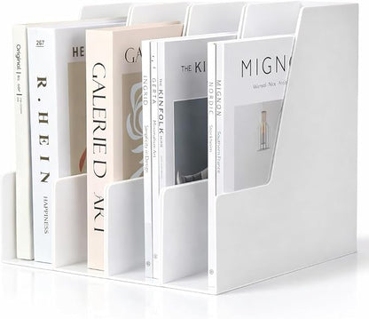 CiWiVOKi Vertical Magazine File Holder, 4 Pack, Notebooks and Paperwork by CiWiVOKi