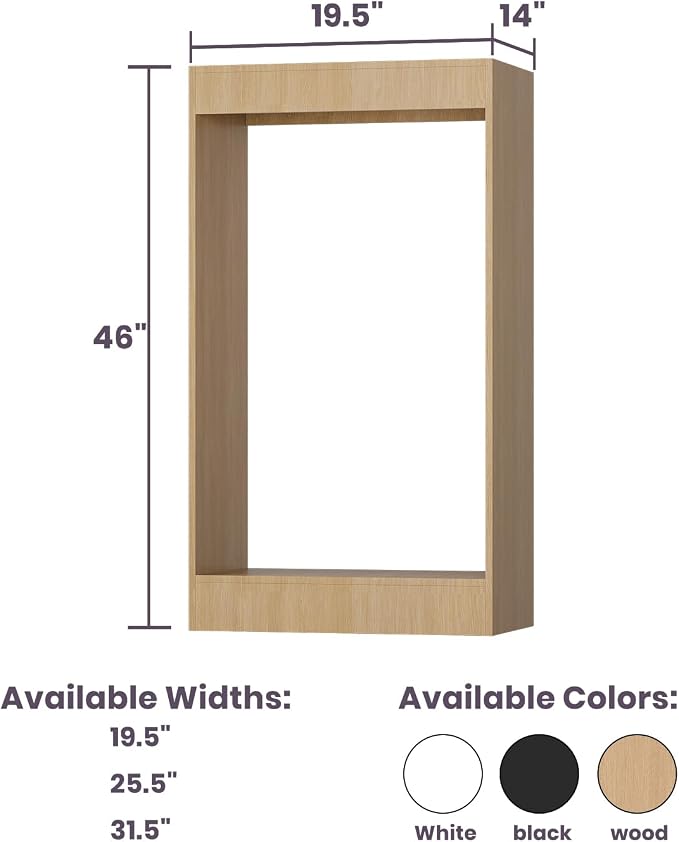 4 Drawers Storage Organizer Closet System, Walk-in Modular Wood Closet - Image 2