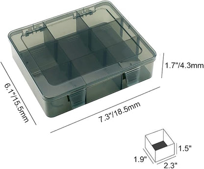 2 Pack Plastic Storage Organizer Box, Storage Container, Jewelry Organizer - Image 3
