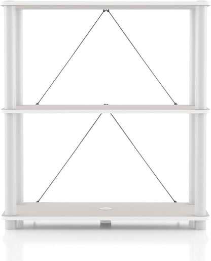 HOMES: INSIDE + OUT Apexa Modern 3-Tier Wide Shelving Units, Collectibles - Image 11
