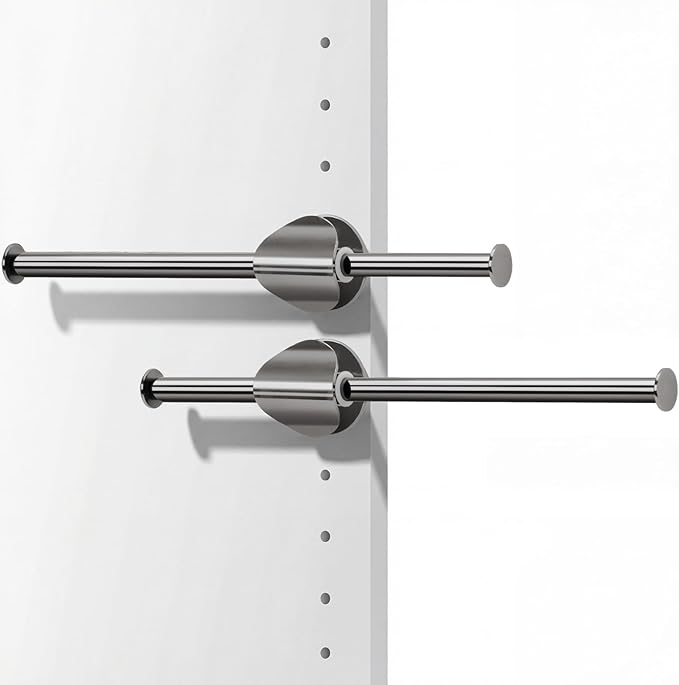 INMAKER Valet Rod for Closet Slide out | Pull out to 9.5" Hanger Rod for ≥12" by INMAKER
