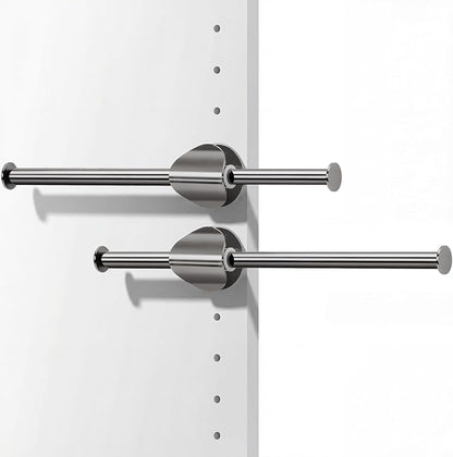 INMAKER Valet Rod for Closet Slide out | Pull out to 9.5" Hanger Rod for ≥12" by INMAKER