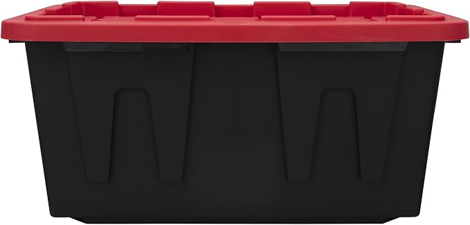 27 Gallon Industrial Plastic Storage Totes, Heavy Duty Storage Bins - Image 8