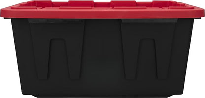 27 Gallon Industrial Plastic Storage Totes, Heavy Duty Storage Bins - Image 8