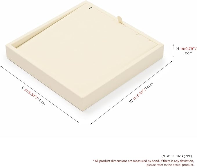 Oirlv Microfiber Jewelry Pendant Display Tray Jewelry Necklace Organizer - Image 8