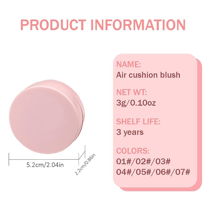 Powder Matte Blush Cheeks Face Makeup - Image 6