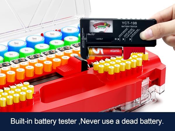 Battery Organizer Storage Holder Box Case - Image 5
