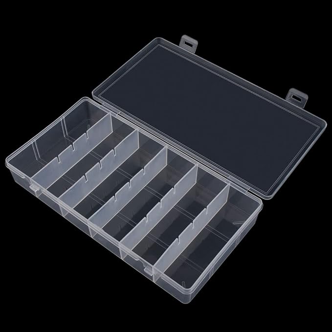 clear visible plastic storage box cosmetic tools storage box makeup tools - Image 3