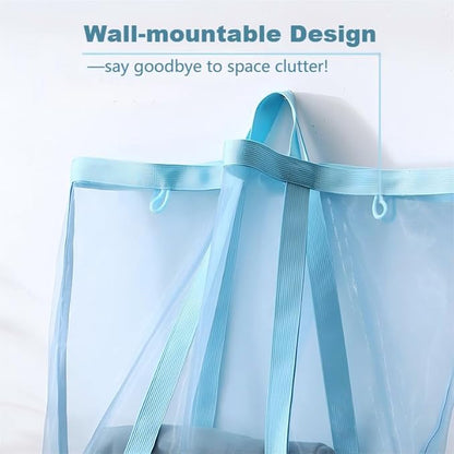 Mesh Bag with Handles, Collapsible Laundry Basket, Foldable Laundry Bag - Image 4