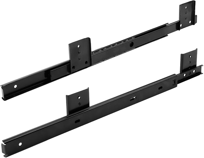 KUMGROT Black Keyboard Slide 14 Inches Keyboard Tray Under Desk Slide Keyboard - Image 8