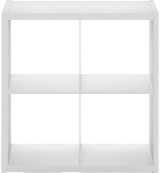 Furinno Cubicle Open Back Decorative Cube Storage Organizer, Reversible Bookcase - Image 9