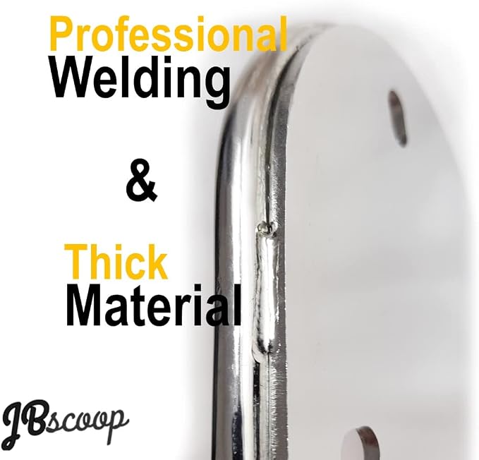 JBscoop Garden Hose Holder Stainless Steel Small Wall Mount Garden Hose Hook - Image 4