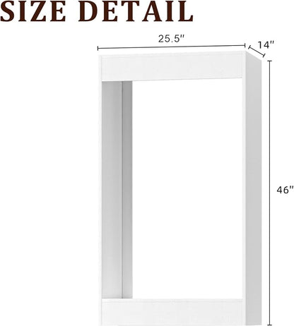 25.5" Wide Double Hanging Modular Closet System, Wall-Mounted Closet Organizer - Image 2