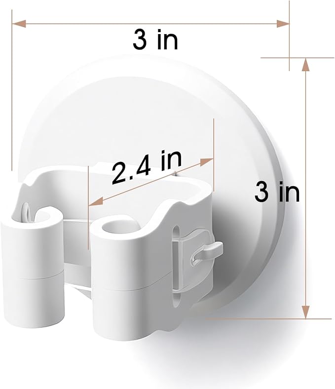Broom and Mop Holder Wall Mount - Image 5
