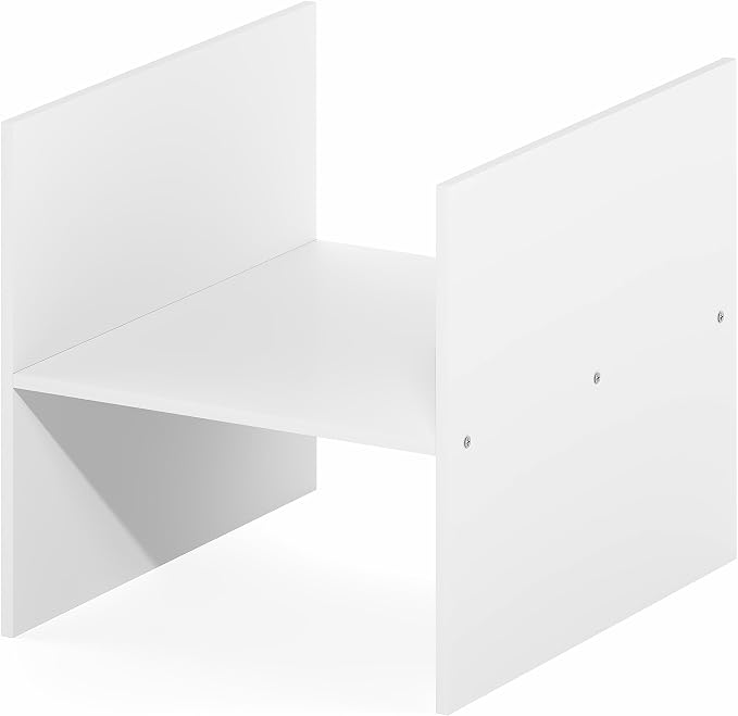 Furinno Cubicle Cube Insert, H-Shelf Cube Organizer, 2-Tier Shelf Accessory - Image 10