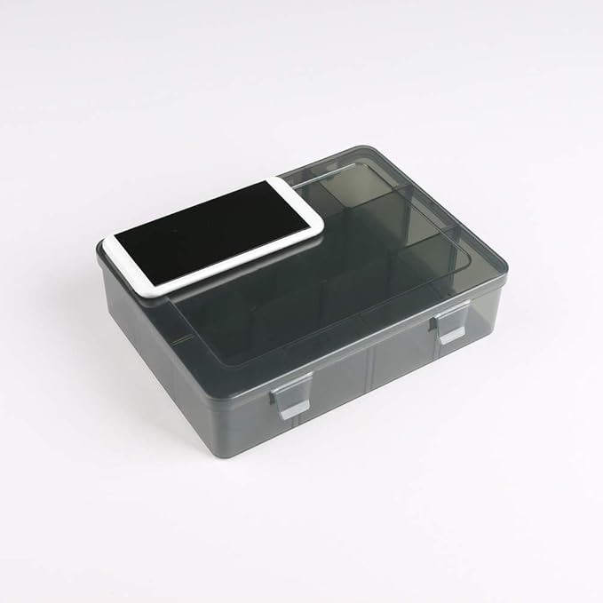2 Pack Plastic Storage Organizer Box, Storage Container, Jewelry Organizer - Image 5