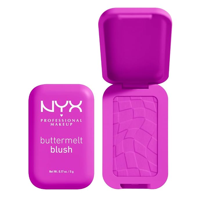 NYX PROFESSIONAL MAKEUP Buttermelt Powder Blush, Fade and Transfer-Resistant by NYXProfessionalMakeup