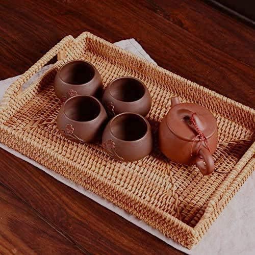 Hand-Woven Rattan Serving Tray - Image 6
