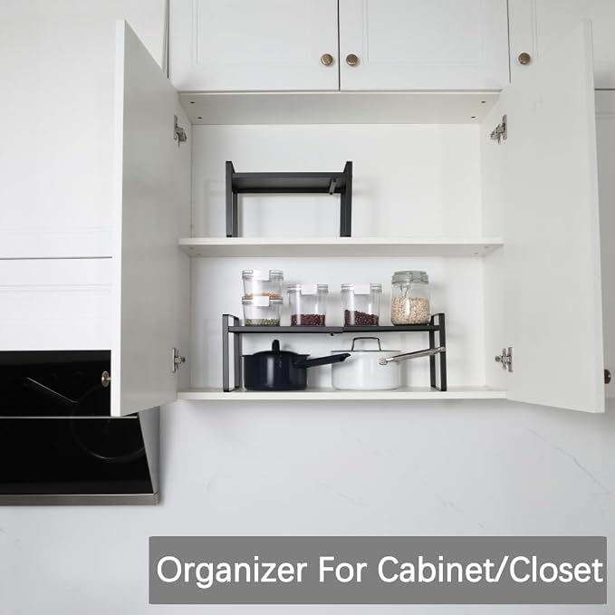 Expandable Cabinet Shelf Organizer Riser - Image 4