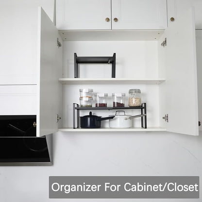 Expandable Cabinet Shelf Organizer Riser - Image 4