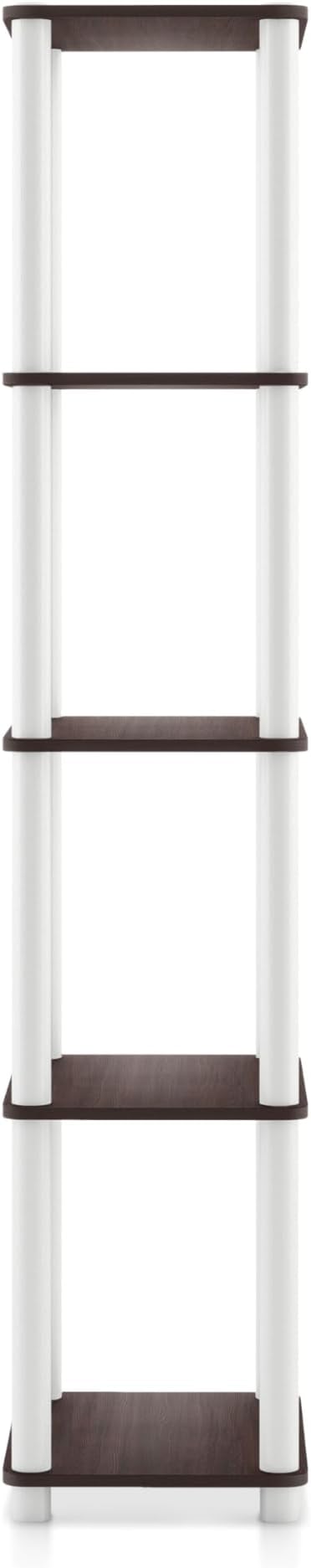 Homes: Inside + Out Apexa Modern 5-Tier Narrow Shelving Units, Collectibles - Image 12