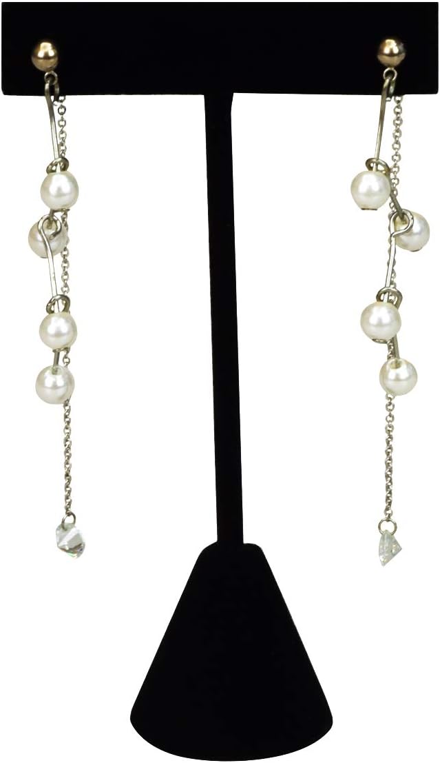 Ikee Design 6 Pcs Set Premium T- Shape Style Earring Display Stand, Earring - Image 3