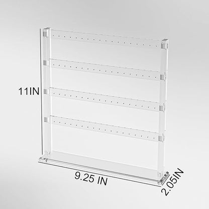 Coward Acrylic Earring Holder Stand, Tabletop Earring Jewelry Easel Display - Image 6