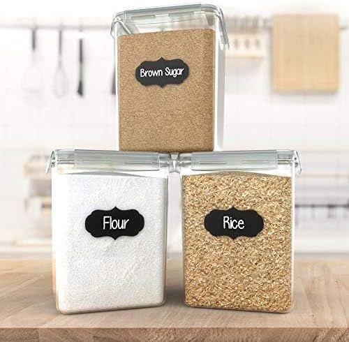 Simply Gourmet Airtight Flour and Sugar Containers - Image 2