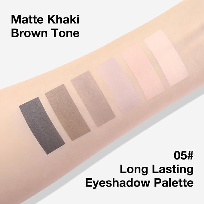 6 Colors Mini Dark Nude Brown Eye Shadow Palette Makeup - Image 6