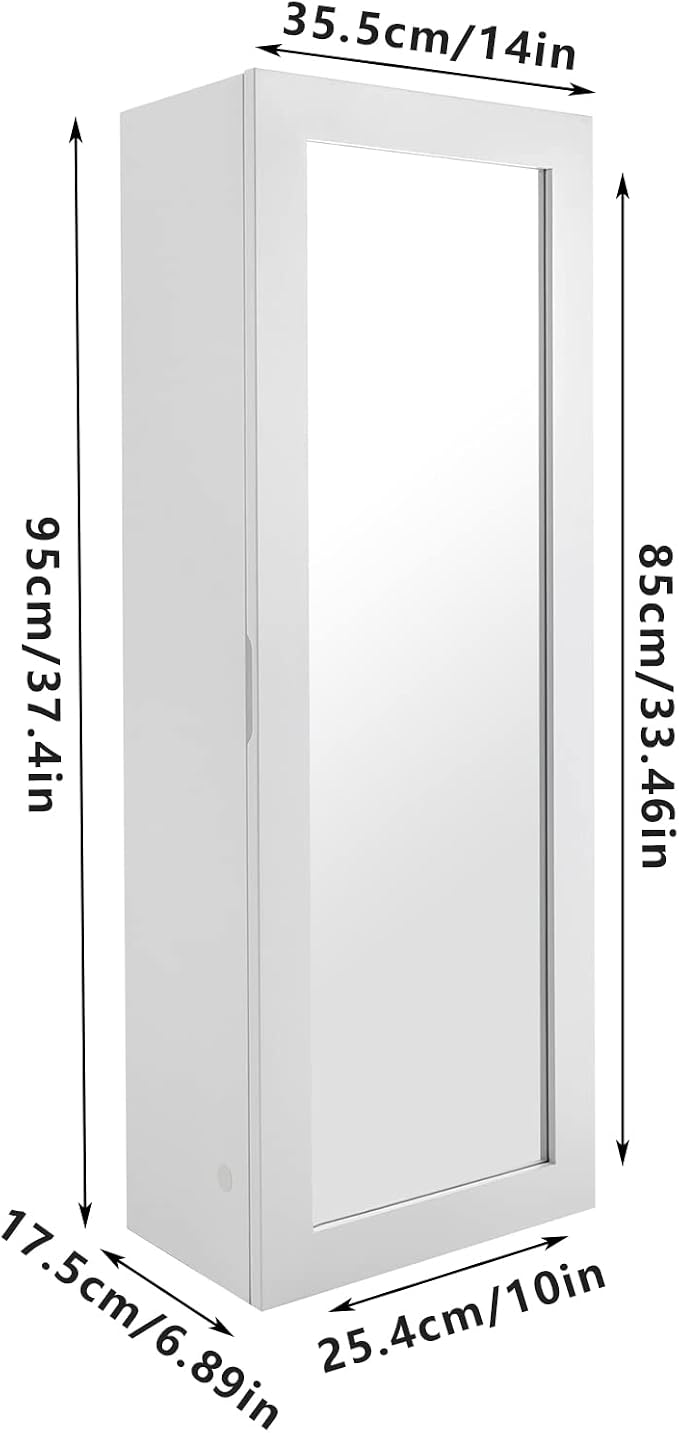 Wall Mounted Ironing Board Cabinet, Built in Swivel Ironing Board Folding - Image 3