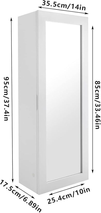 Wall Mounted Ironing Board Cabinet, Built-in Foldable Ironing Board & Folding - Image 8