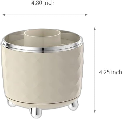 360° Rotating Makeup Organizer, Spinning Cosmetic Storage Tower - Image 6