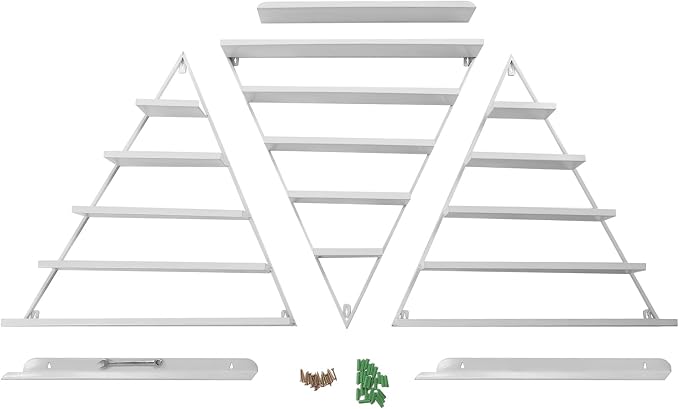Elegant Gold Wall Mounted Nail Polish Rack - Image 8