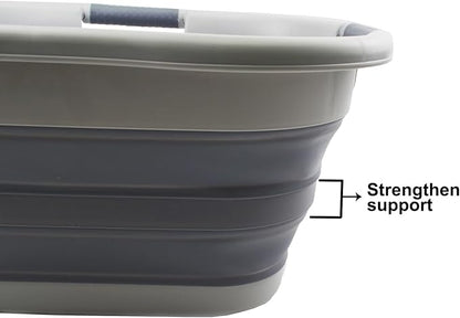 SAMMART 30L Collapsible Plastic Laundry Basket - Image 4