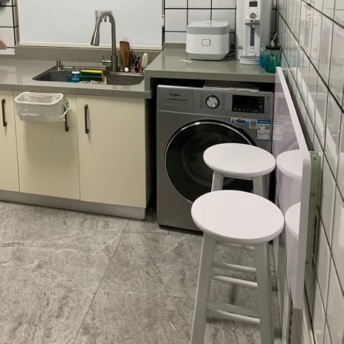 Wall Mounted Folding Table, Stainless Steel Bracket Laundry Folding Table - Image 5