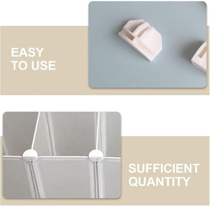 ARTIBETTER Semi-Circle Plastic Cube Connectors 50 Pieces - Image 3