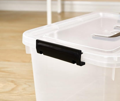 6 Quart Clear Storage Latch Box/Bins - Image 5