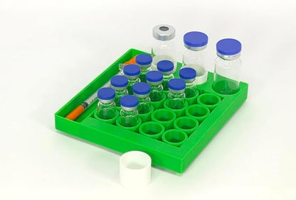 Vial Holder for Refrigerator Use | Home Vial Organizer Tray for Peptide– - Image 5