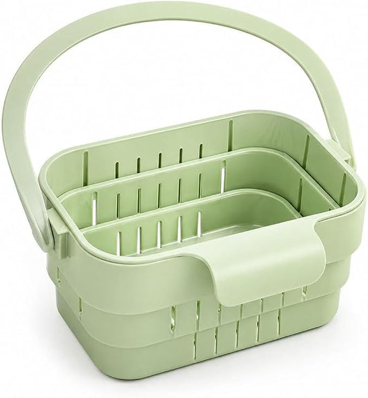 Foldable Hanging Sink Drain Basket, Collapsible Food Strainer，Green | by Unknown