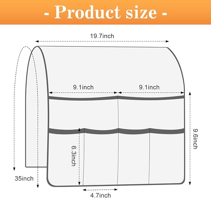 Sofa Armrest Organizer Arm Chair Caddy - Image 2