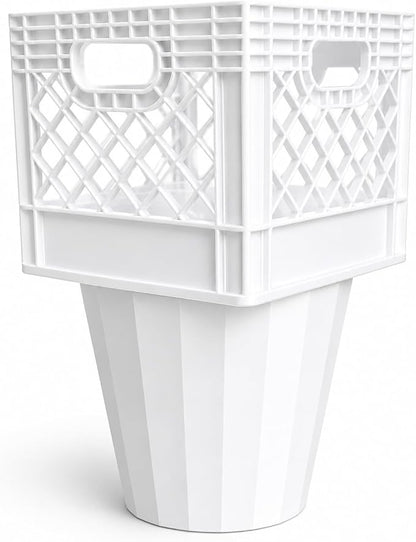 Half Gallon Car Cup Holder Expander, Classic Milk Crate Style Adapter by Unknown